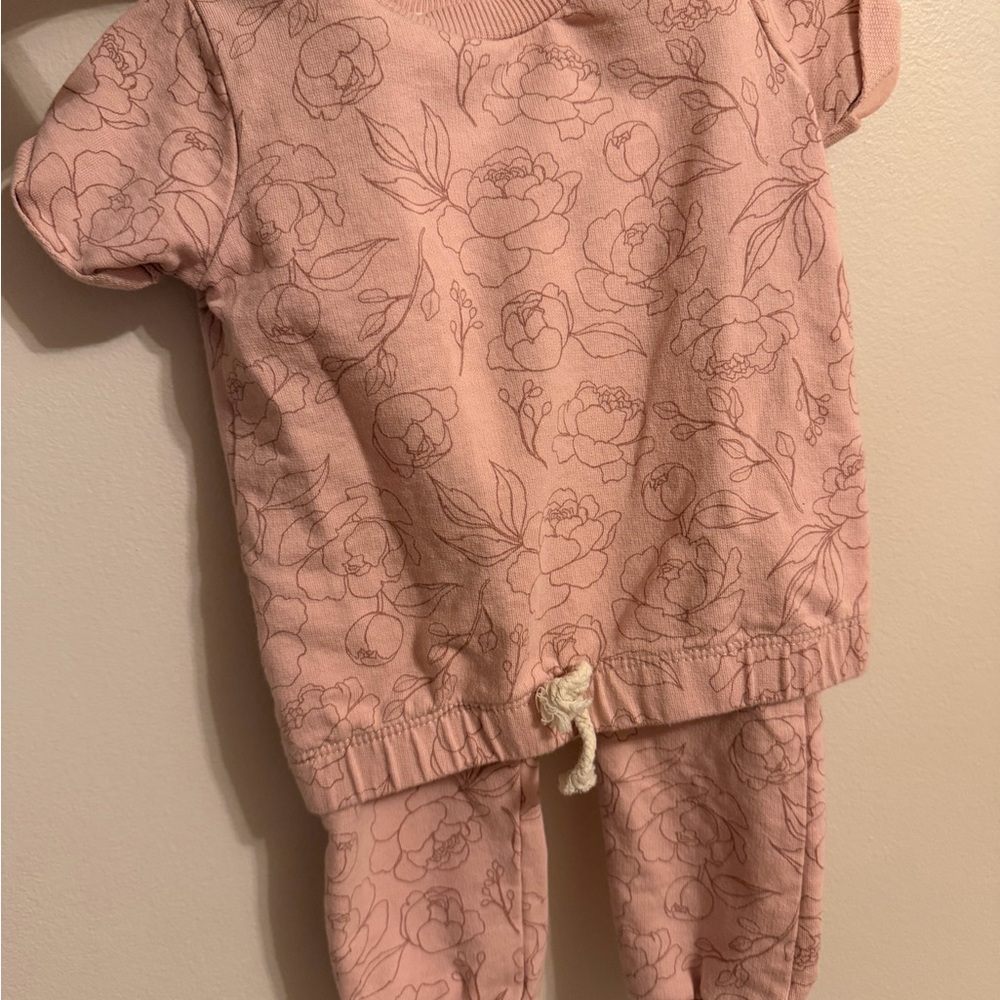 Kids Floral Pink matching Set